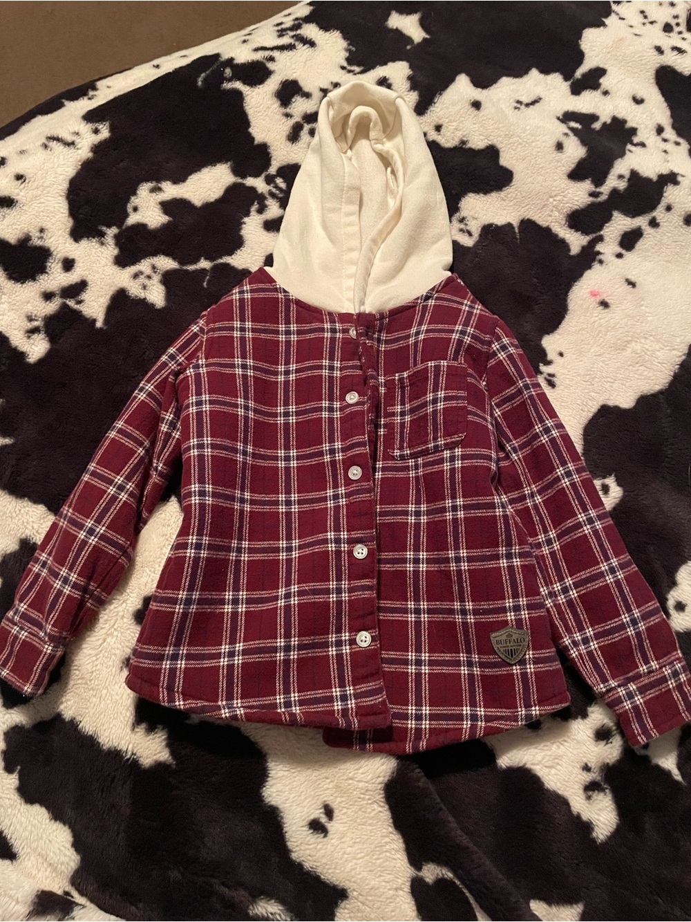 Buffalo David Bitton Plaid Button Up Toddler Jacket Size 3T